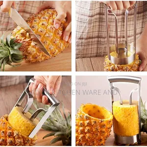 Effortless Pineapple Peeler - Core Remover for Fruit Vegetable Peeling