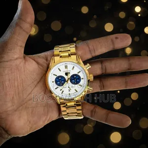 CARRERA Gold Chronograph White Dial Premium