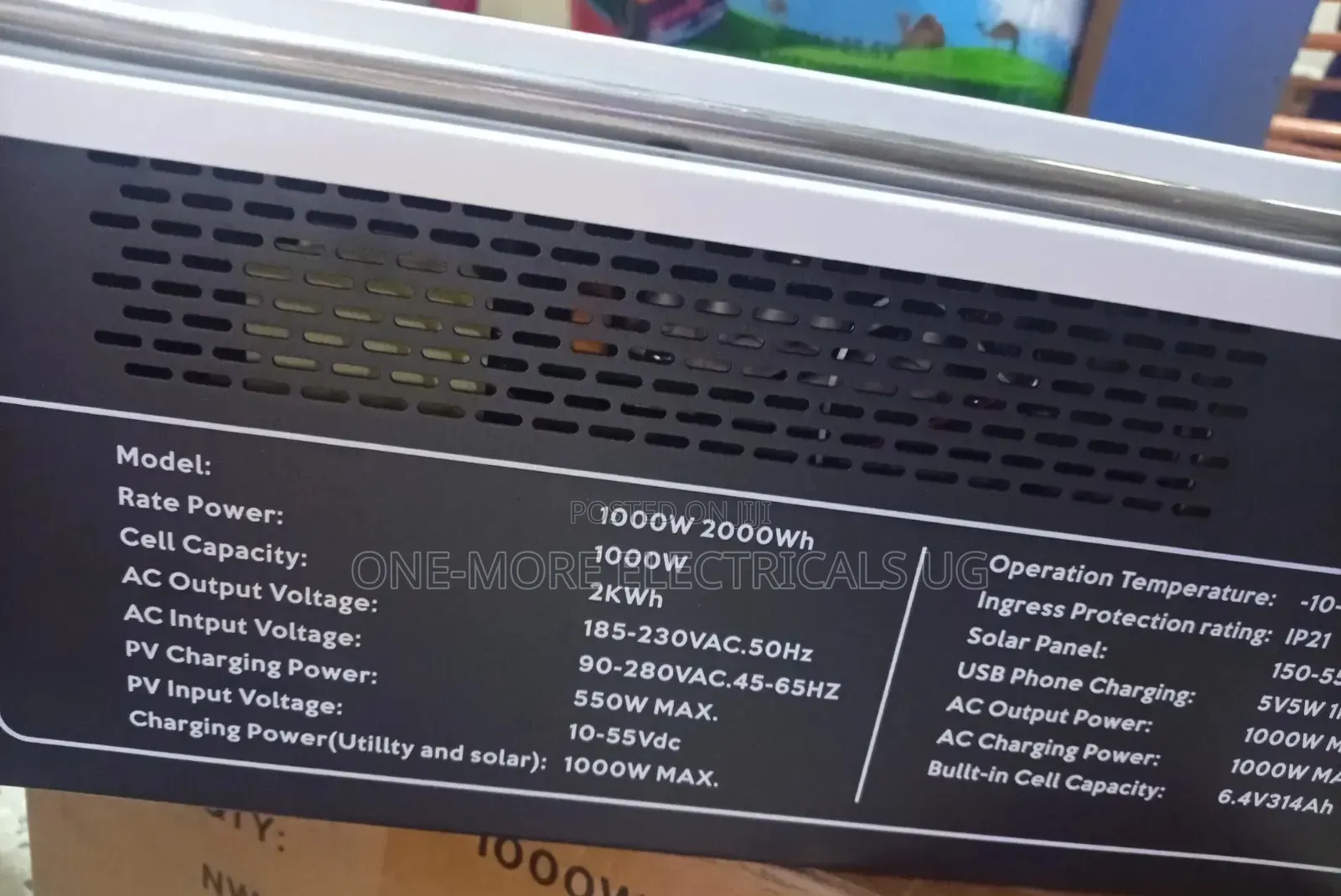 All-in One Power Station 1000w/2000kwh