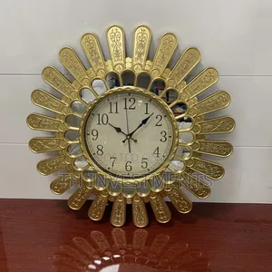 Decorative Wall Clock With Mini Mirrors