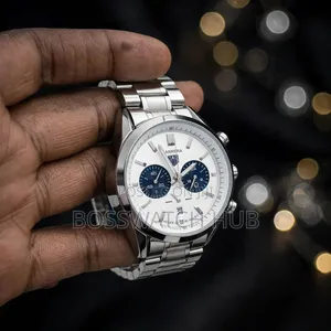 CARRERA Silver Chronograph White Dial -Premium