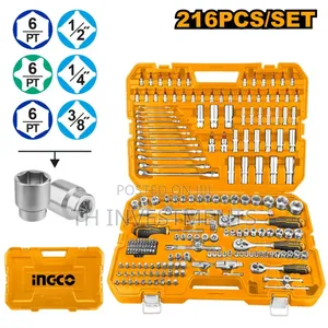 Ingco 216pcs Combination Hand Tool Set Hkthp22161