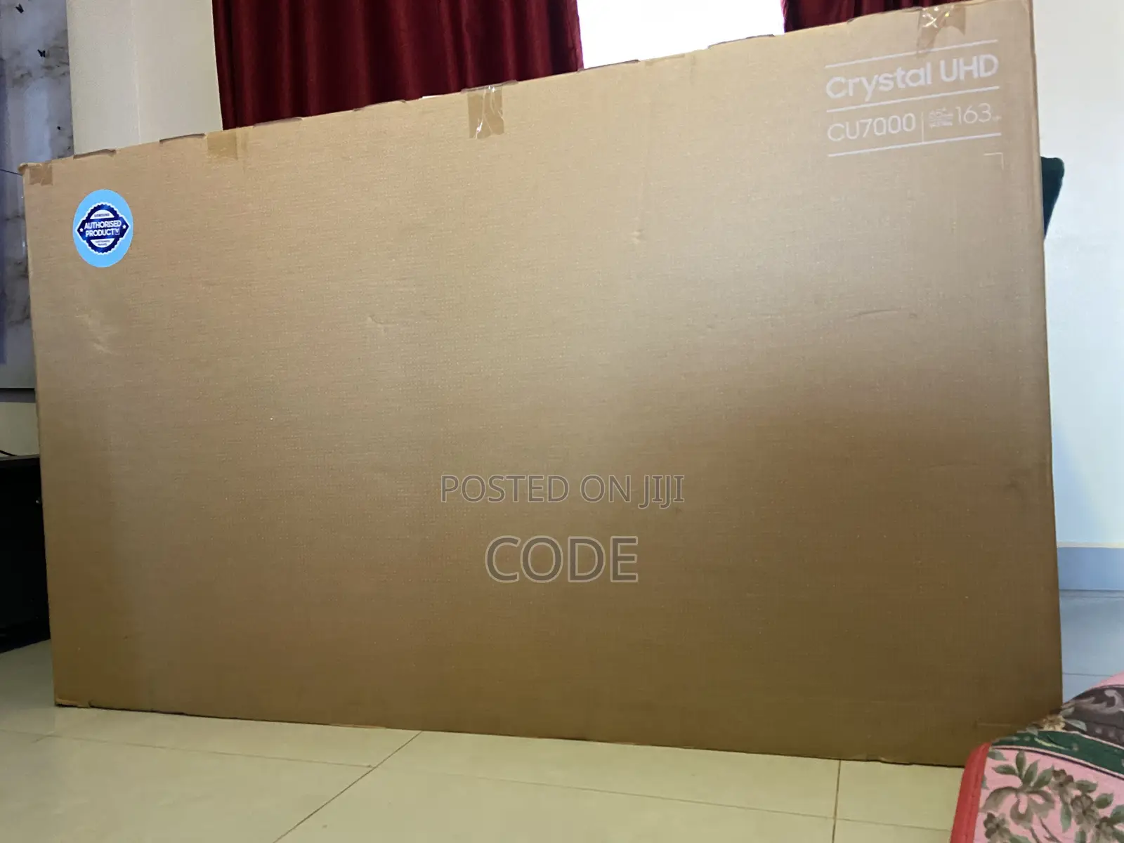 Samsung 65"inches Crystal UHD 4K Smart TV