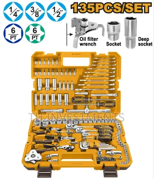 Ingco 135pcs Combination Hand Tool Set Hkthp21351