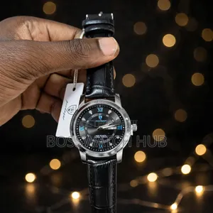 Podiger Leather Strap Watch