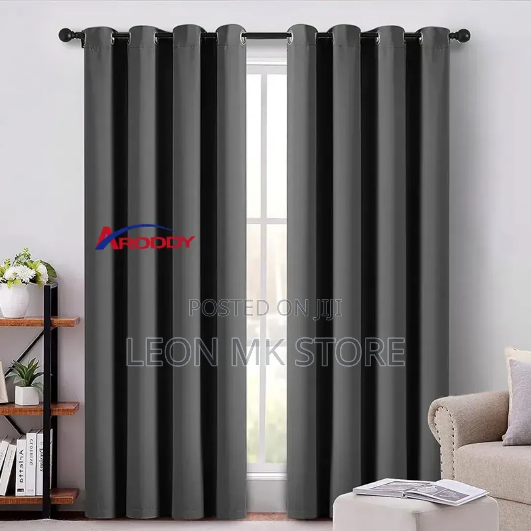 Luxury Black Eyelet Curtains