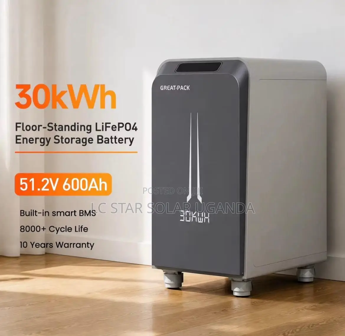 30Kwh Lithium Battery