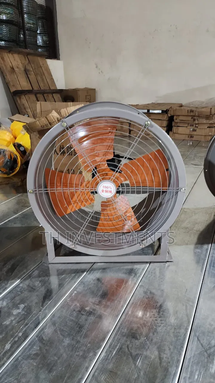 Exhaust Fan High-Temperature Resistant Axial Fan Industrial Low Noise