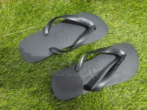 Men's Black Slippers