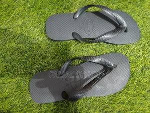 Men's Black Slippers
