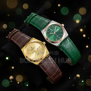 Poediger Leather Strap Unisex Watch