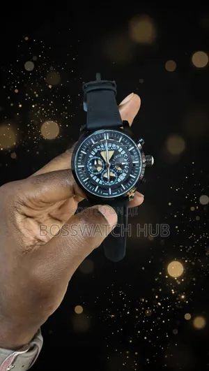 Mount Black Chronograph Watch