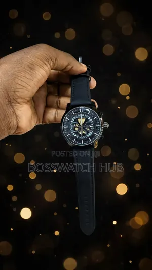Mount Black Chronograph Watch