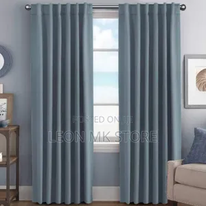 Minimalist Grey Eyelet Curtains