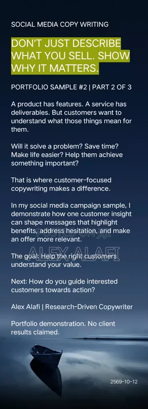 Professional Copywriter Content Researcher | Business Copy