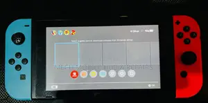 Chipped Used Nintendo Switch 256gb and 4 Games