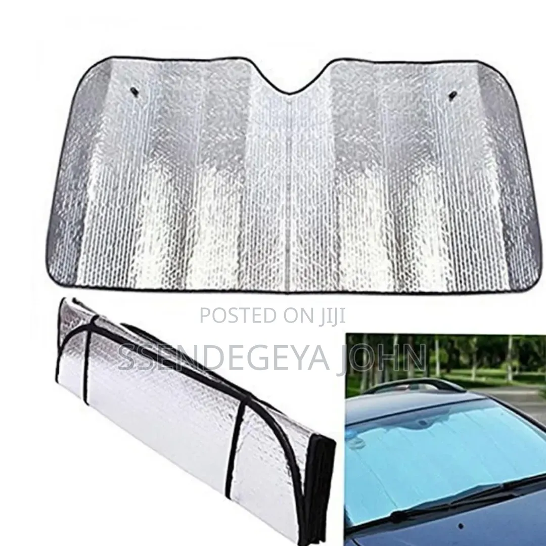 Universal Foldable Metallic Reflective Car Windshield Sun Shade
