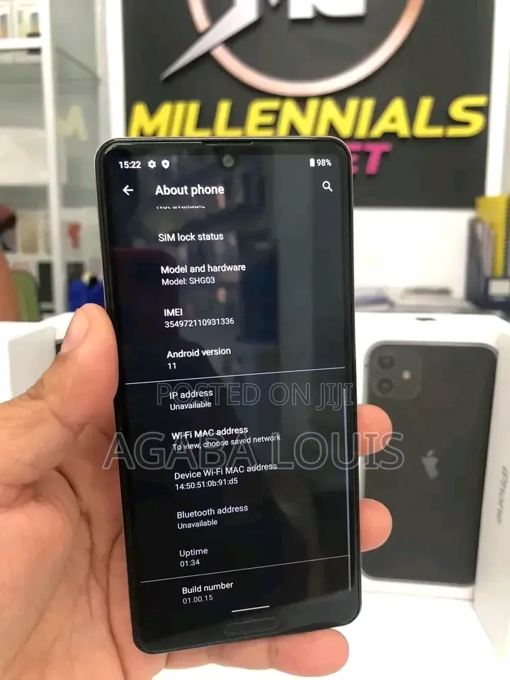 Sharp Aquos sense5G 64 GB Gold