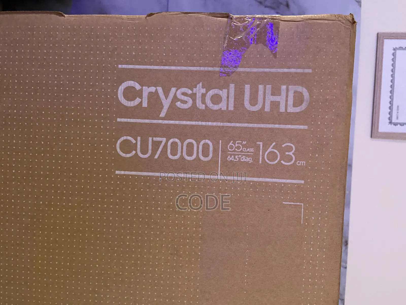 Samsung 65"inches Crystal UHD 4K Smart TV