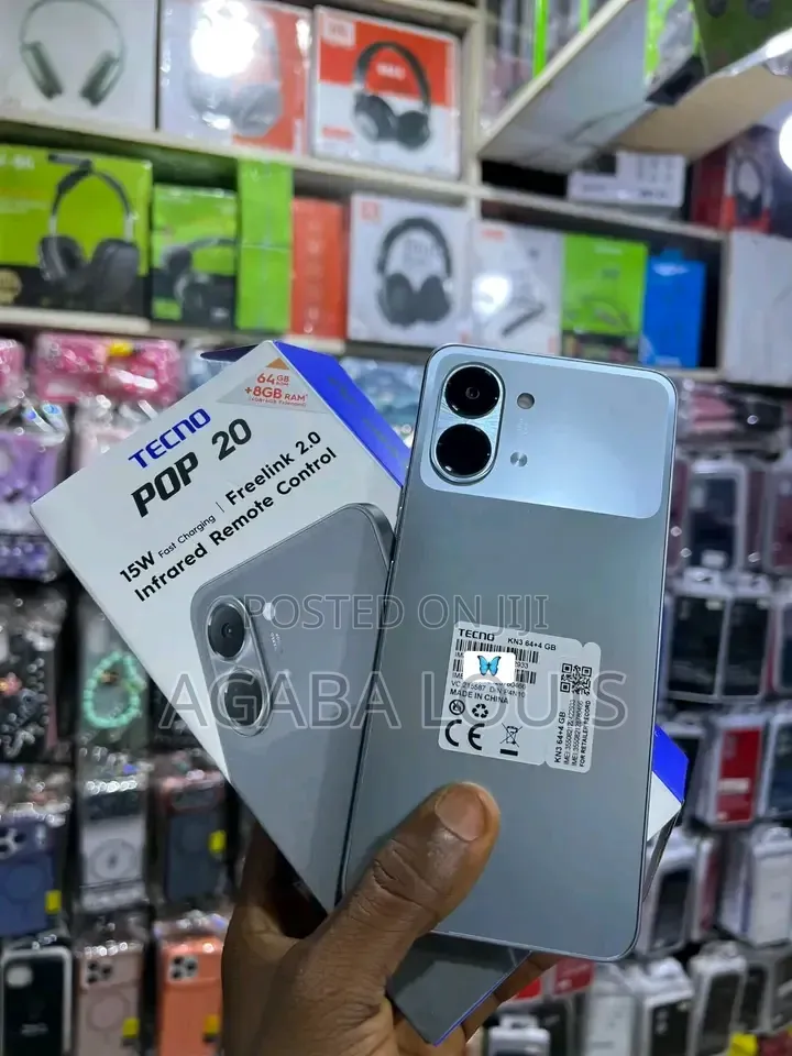 New Tecno Pop 20 128 GB Black