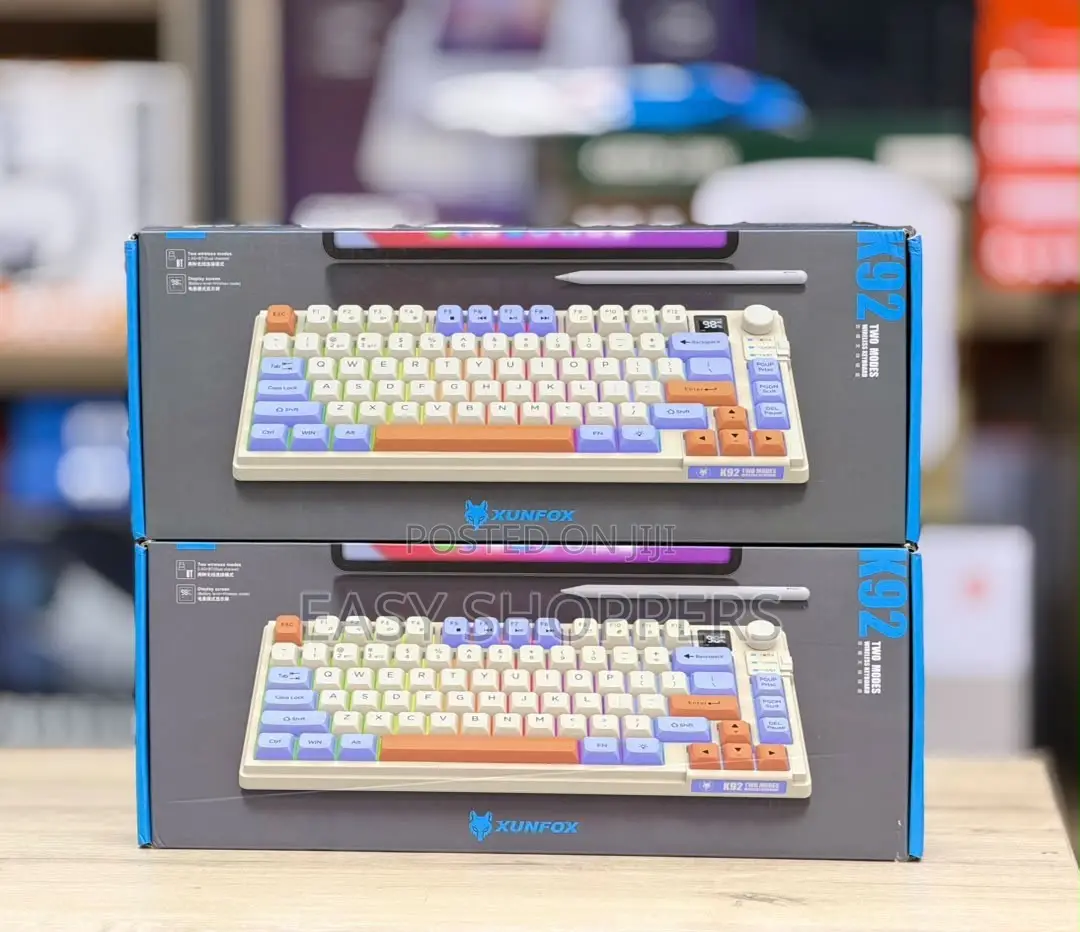 Xunfox 84 Keys Mechanical Keyboard, Wireless Gaming Keyboard