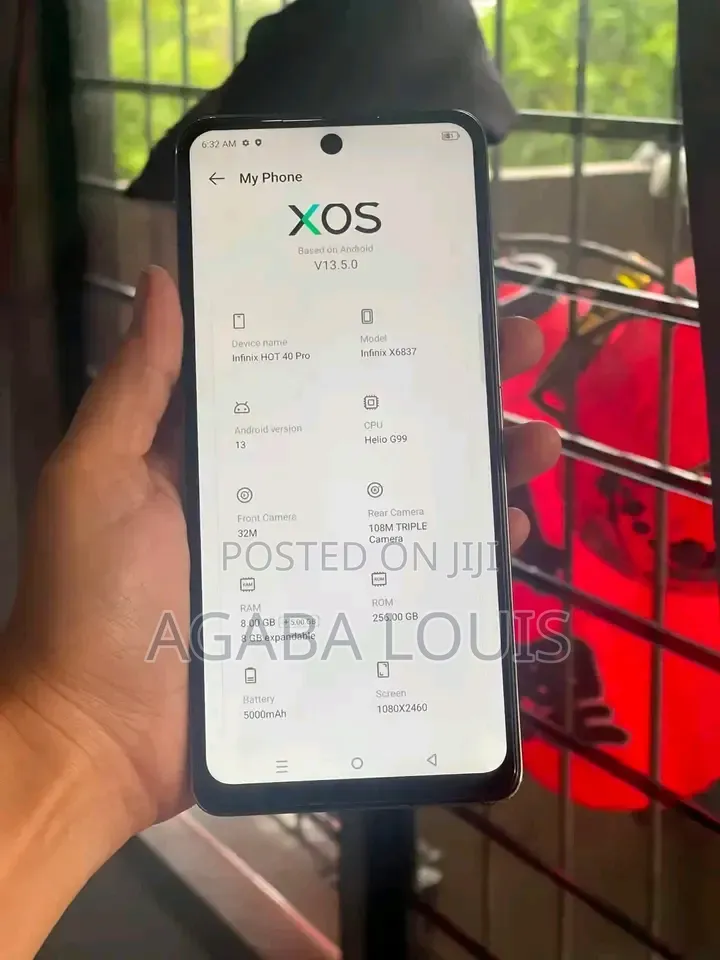 New Infinix Hot 40 Pro 256 GB Gold