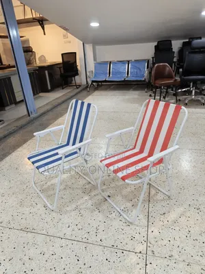 Stripped Design Foldable Camping Chairs Camping Chairs 1pc