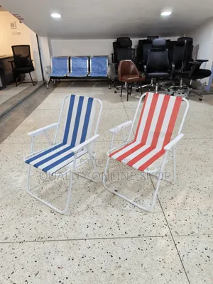 Stripped Design Foldable Camping Chairs Camping Chairs 1pc