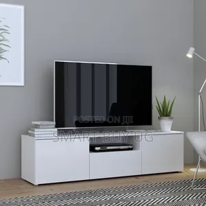 White TV Stand/ TV Stands Bianca Wall 6ft/ Tvstand Tvstand White