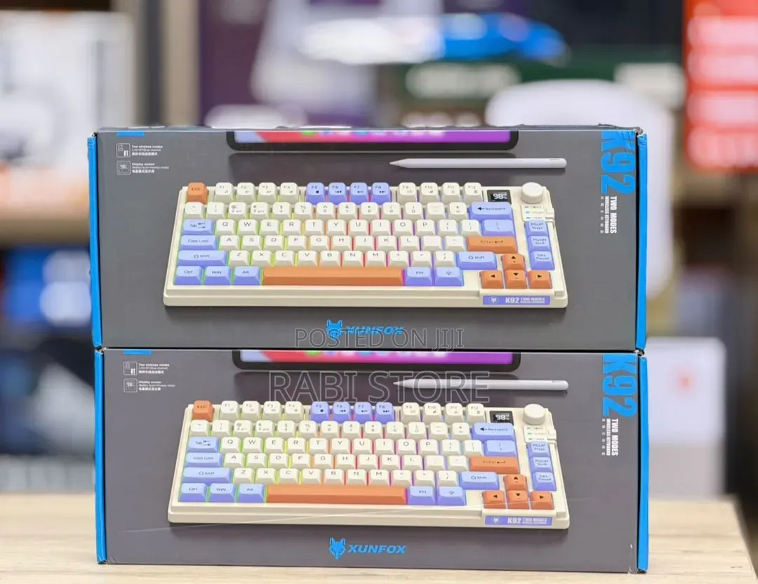 Xunfox 84 Keys Mechanical Keyboard, Wireless Gaming Keyboard