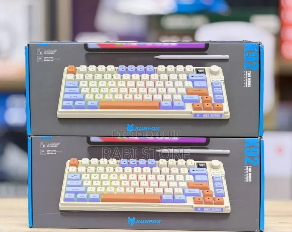 Xunfox 84 Keys Mechanical Keyboard, Wireless Gaming Keyboard