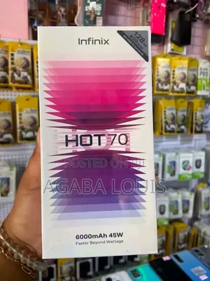 New Infinix Hot 70 128 GB Silver