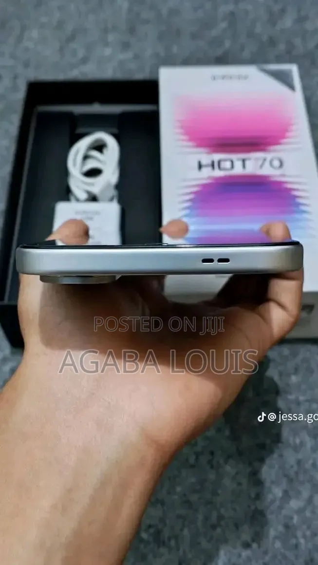 New Infinix Hot 70 128 GB Silver