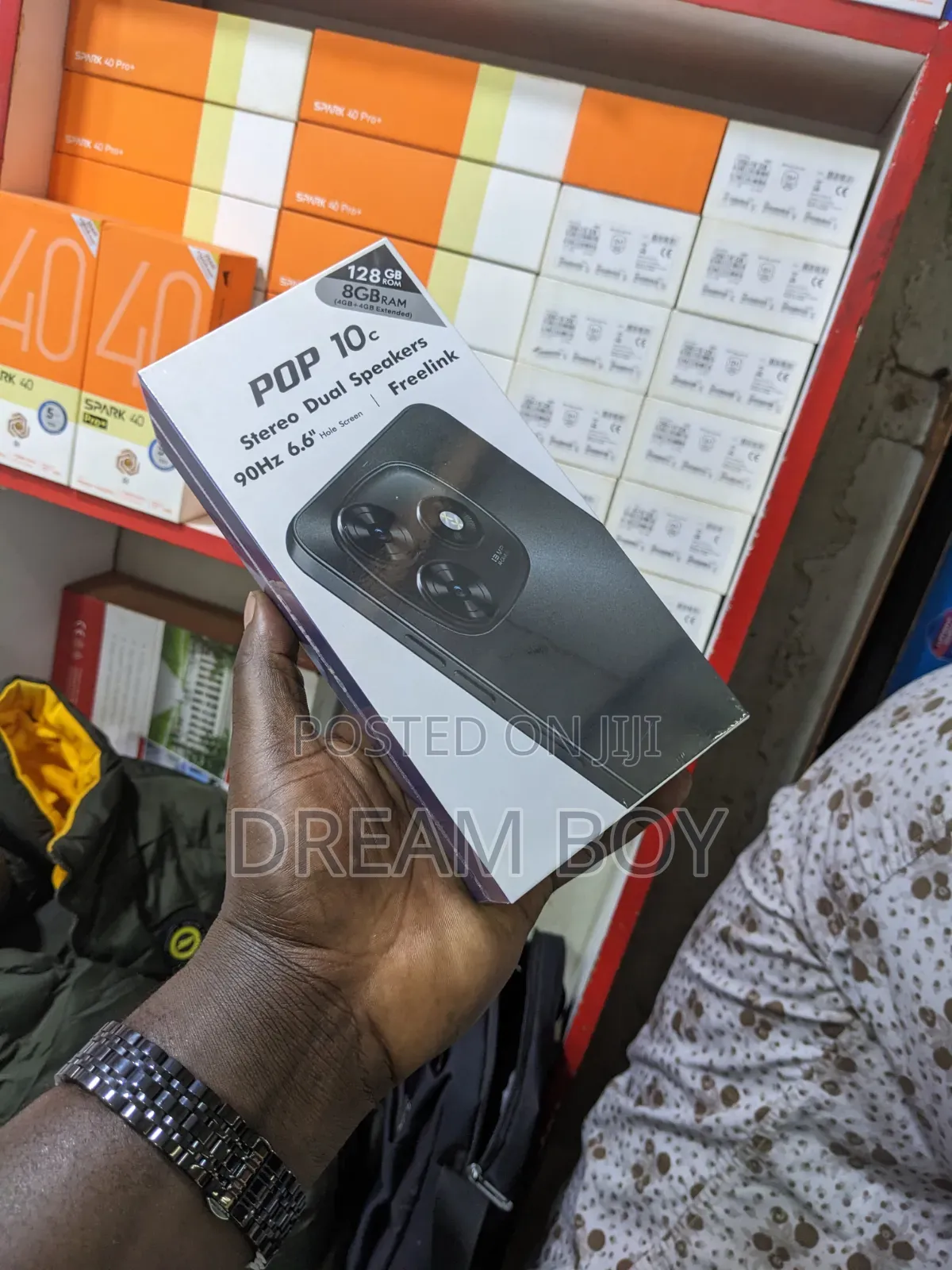 New Tecno Pop 10C 128 GB Black