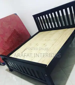 Beautiful Black Solid Wood Bed Frame in Excellent Condition.