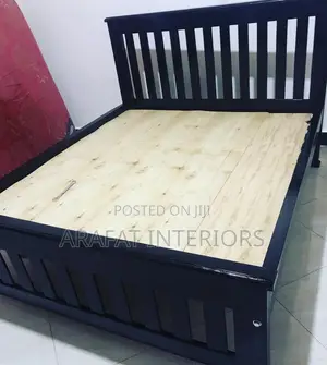 Beautiful Black Solid Wood Bed Frame in Excellent Condition.