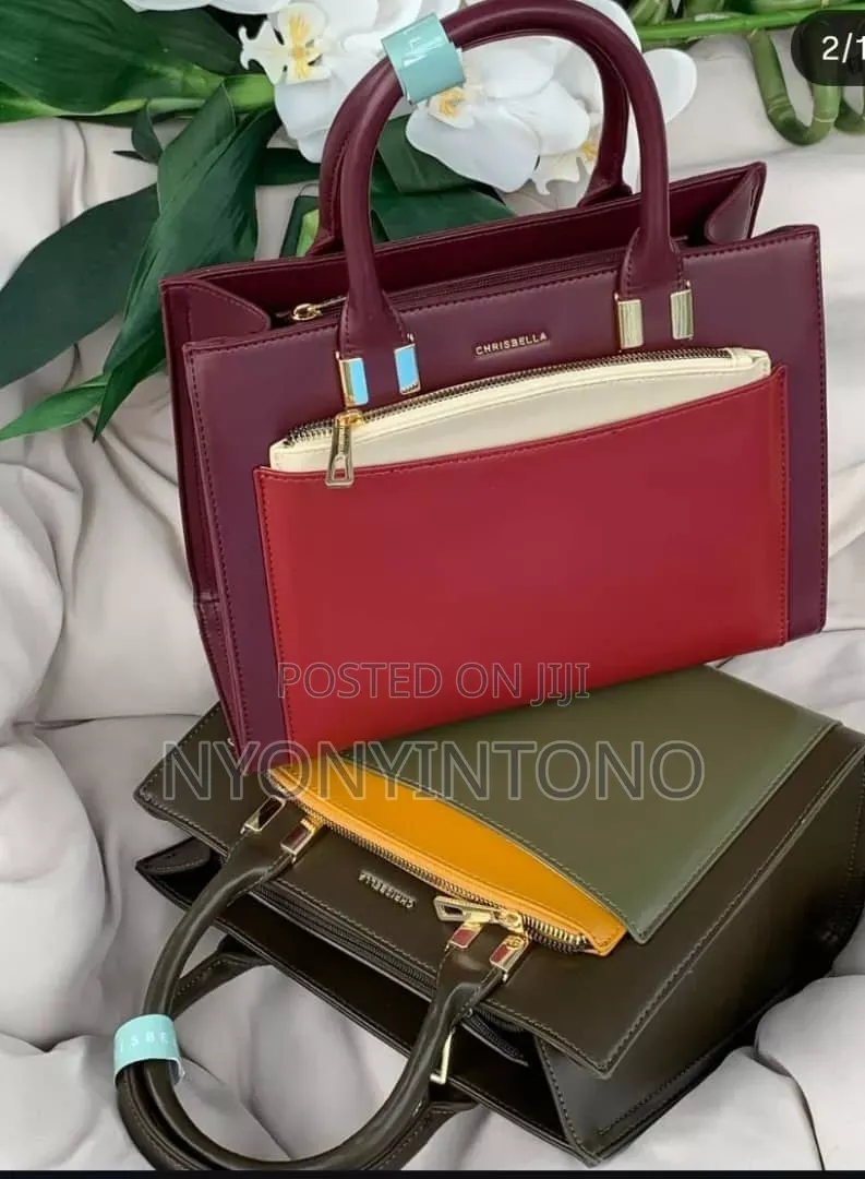 Chris Bella 2in1 Structure Handbag,long Wallet and Long Shoulder Strap
