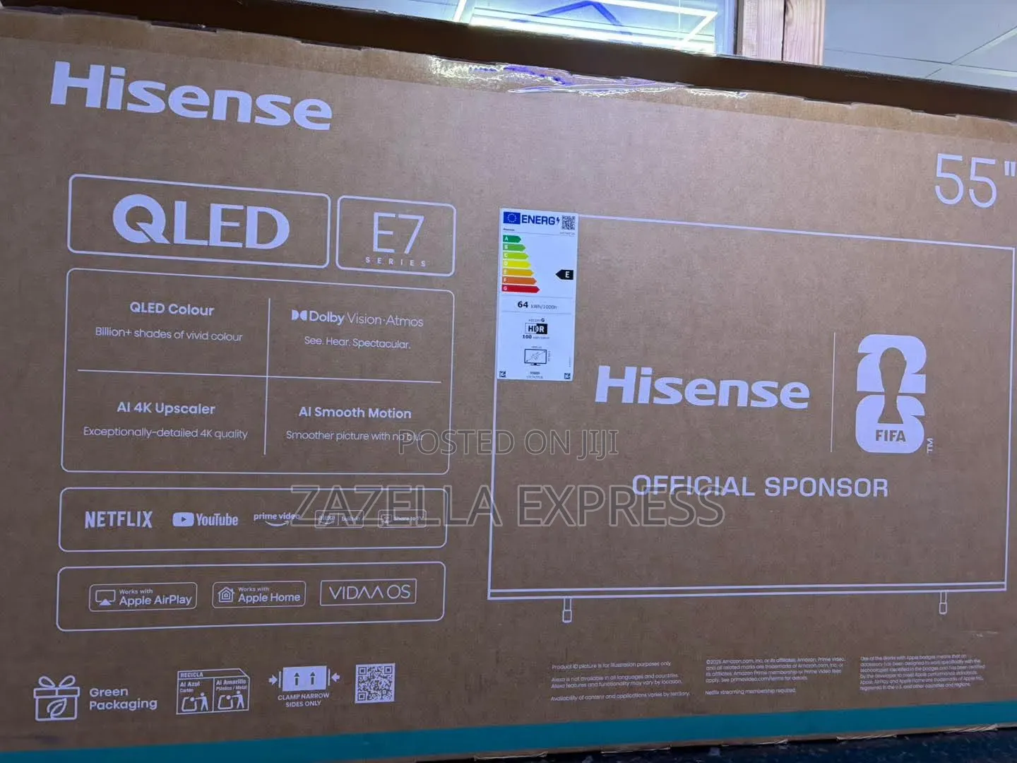 Hisense 55 Inches Smart Television 55A85LEVS OLED NEW