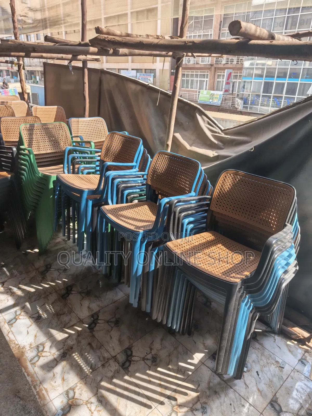Blue Frame Plastic Chairs Plastic Chairs