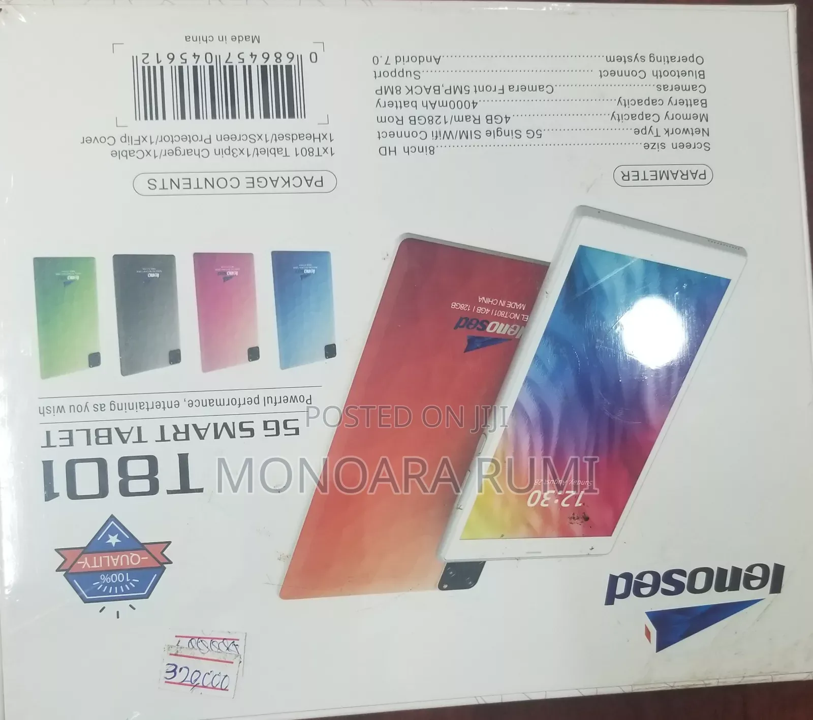 New Lenosed Kids Tab 6 128 GB Black