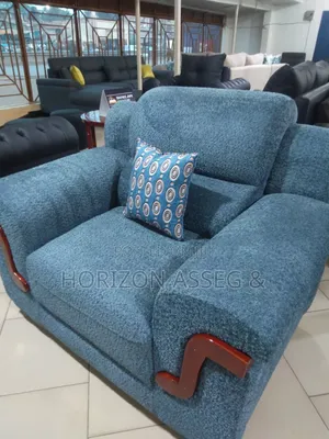 High Density 5 Seater Fabric Sofa Set