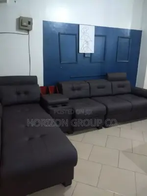 L-Shape 5 Seater High Density Leather