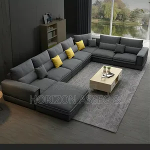 U Shape High Density 7 Seater Sofa