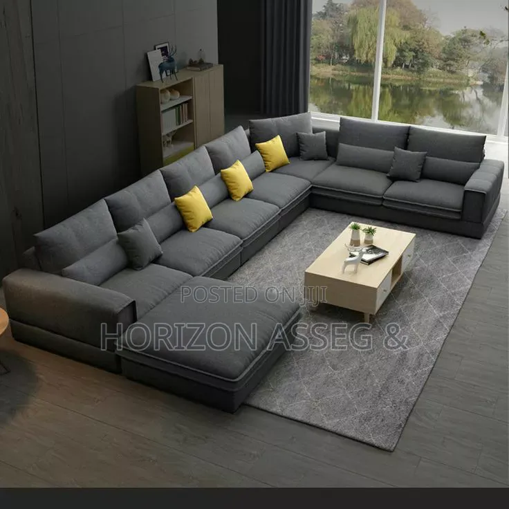 U Shape High Density 7 Seater Sofa