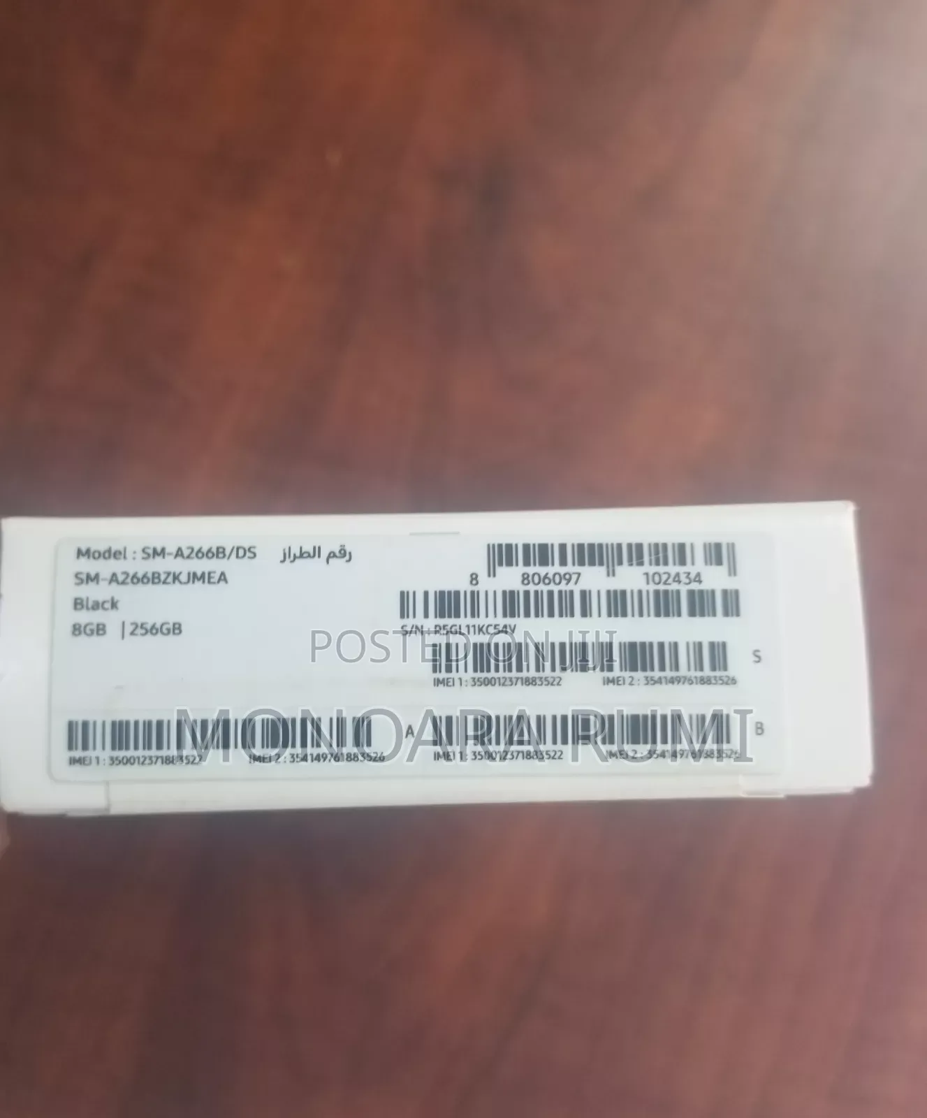 New Samsung Galaxy A26 256 GB Black