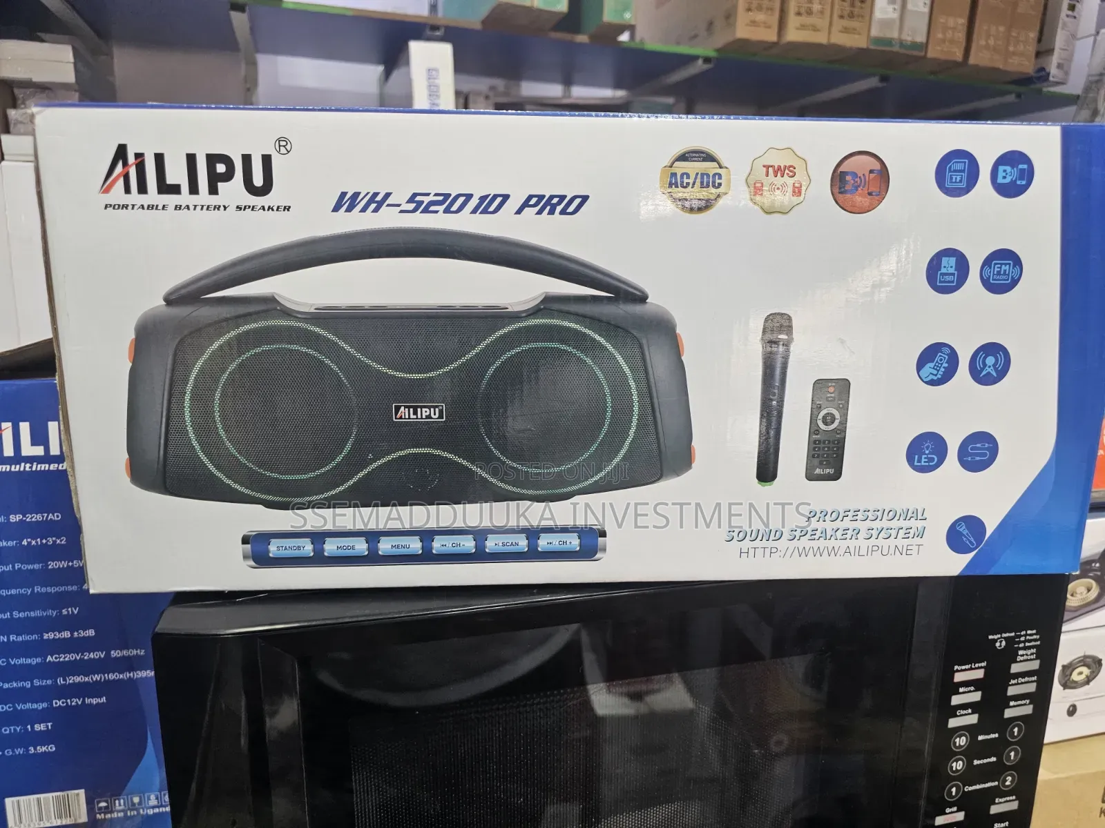 Alipu WH-5201d proRechargeable Bluetooth Speaker