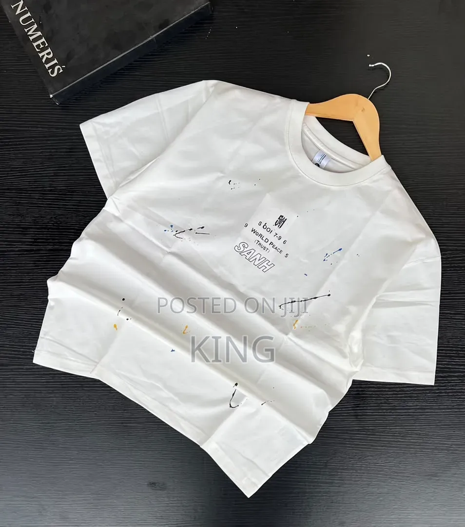 Designer White/Cream T-Shirt