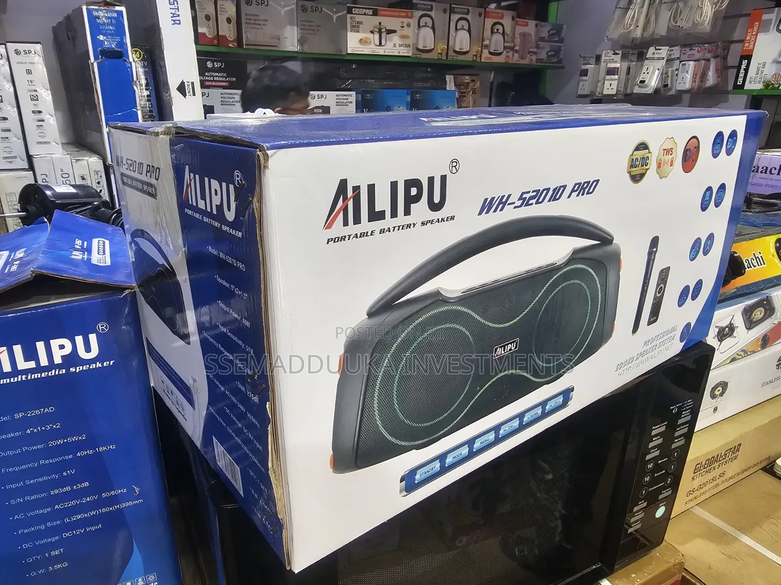 Alipu WH-5201d proRechargeable Bluetooth Speaker
