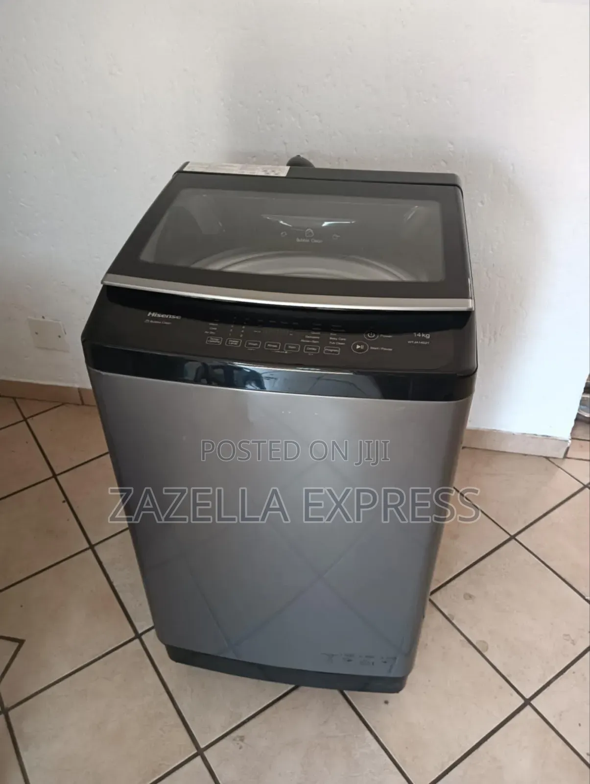Hisense 14 Kg Top Loader Washing Machine LED Display for Clear Program