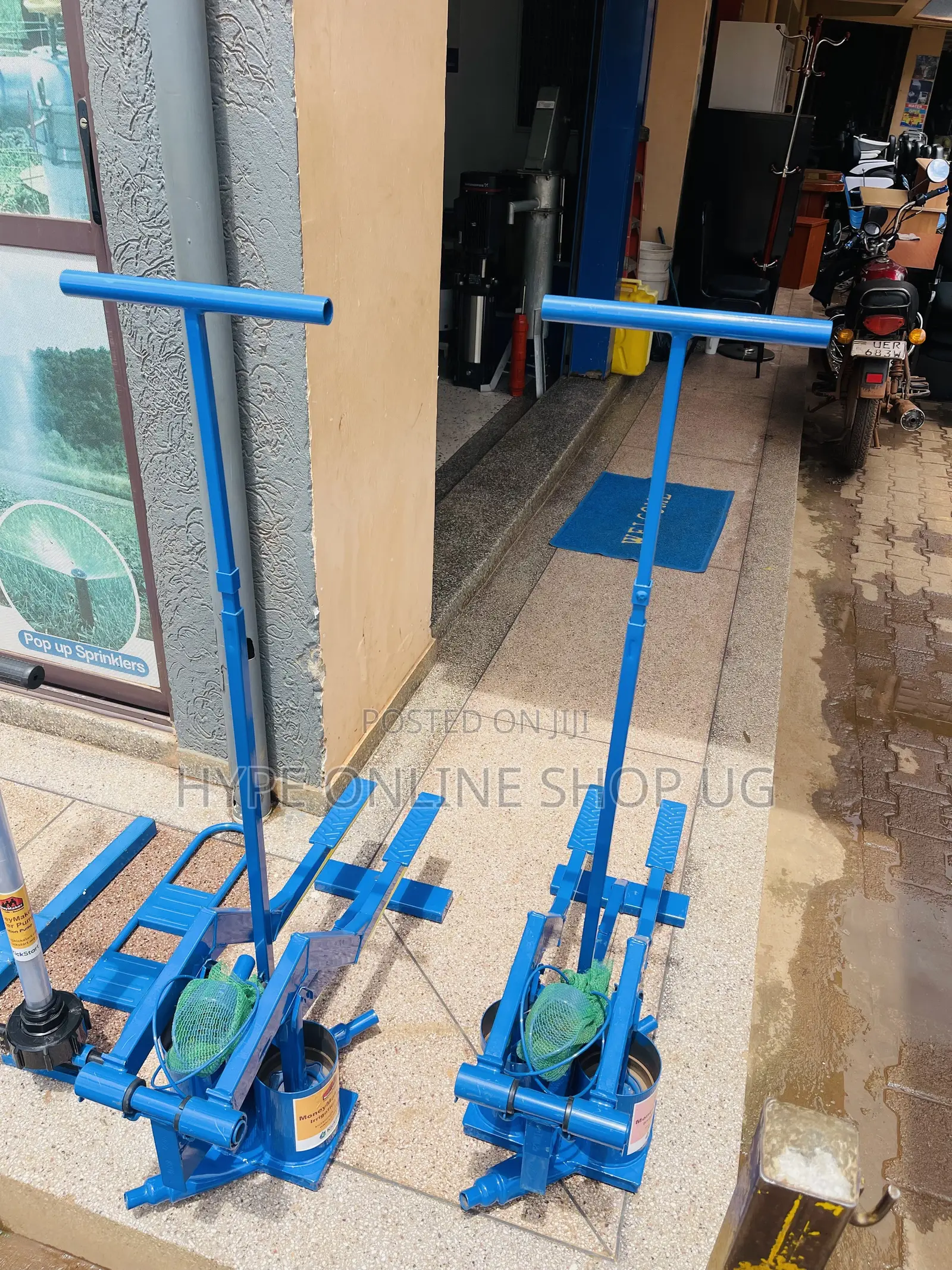 Brandnew Manual Blue Original Foot Water Pump 200meters